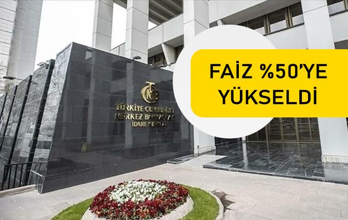 Merkez Bankası politika faizi kararını açıkladı.